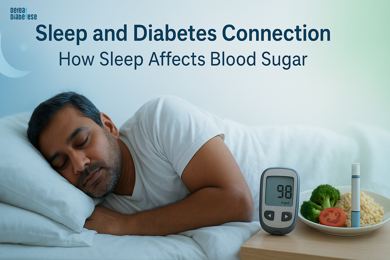 Quality sleep helps maintain healthy blood sugar levels  a key step in managing diabetes naturally.