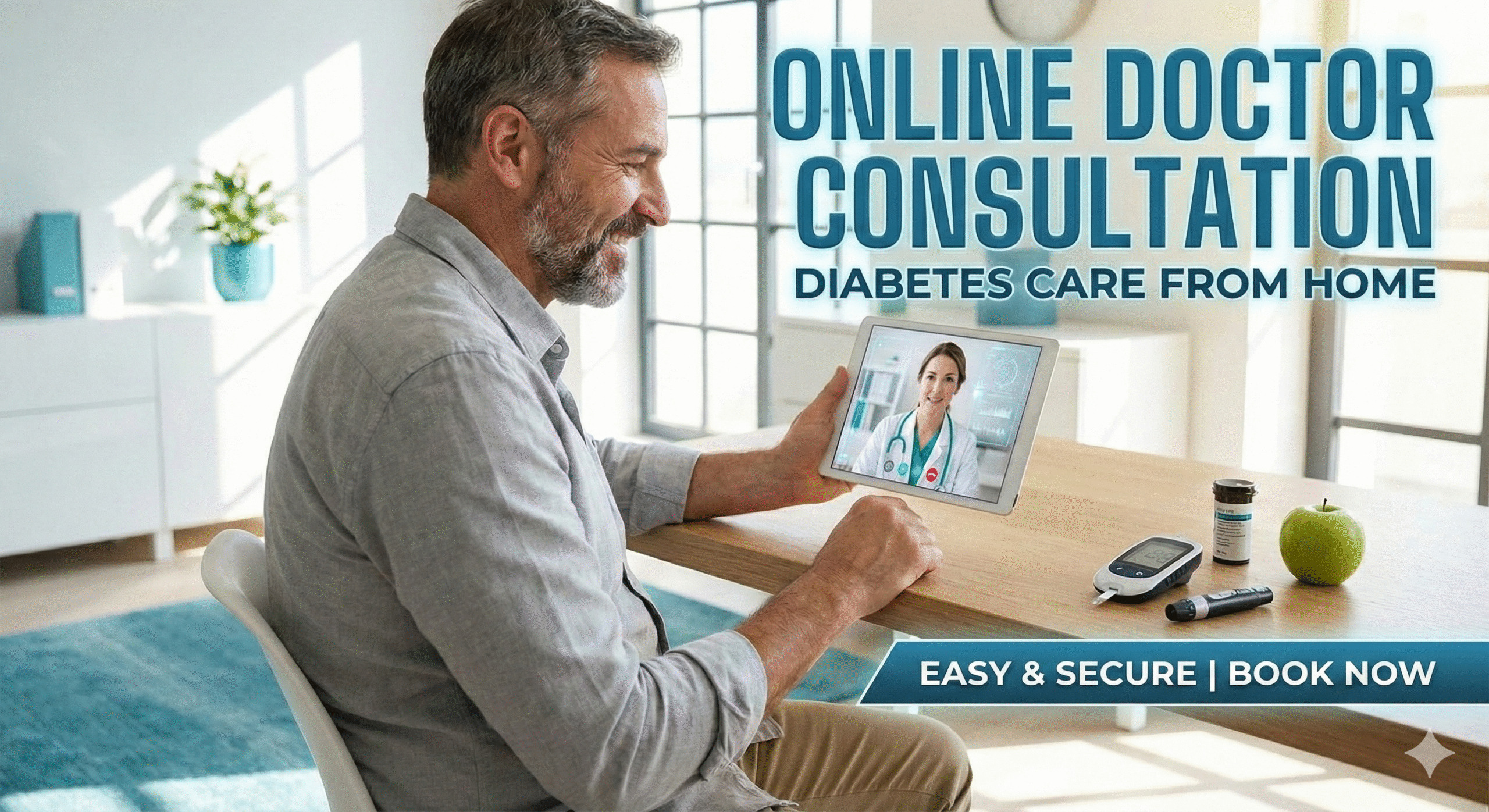 Online Doctor Appointment for Diabetes: 5 Simple Steps to Control Sugar from Home