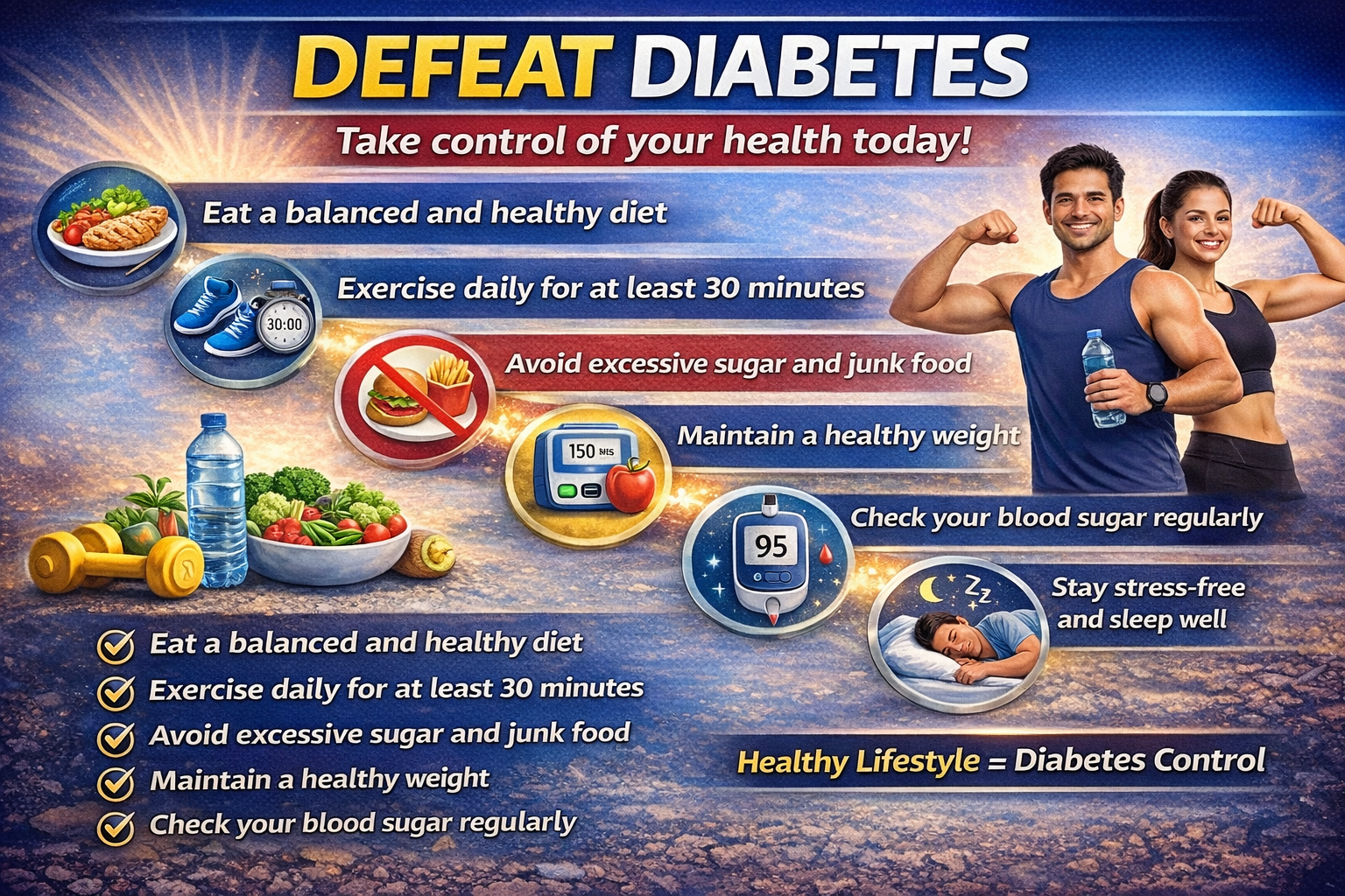 Defeat diabetes