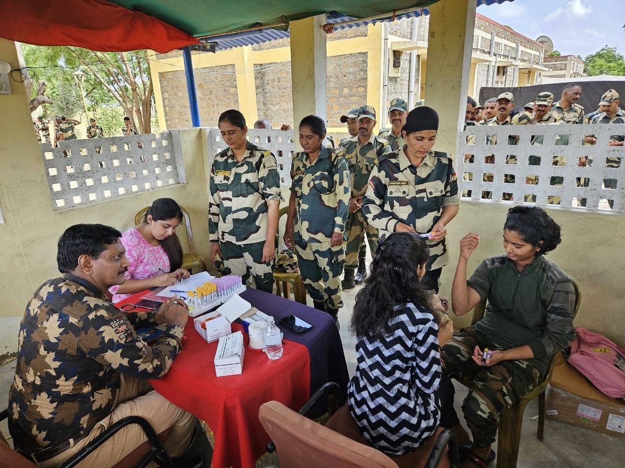 Diabetes screening camp